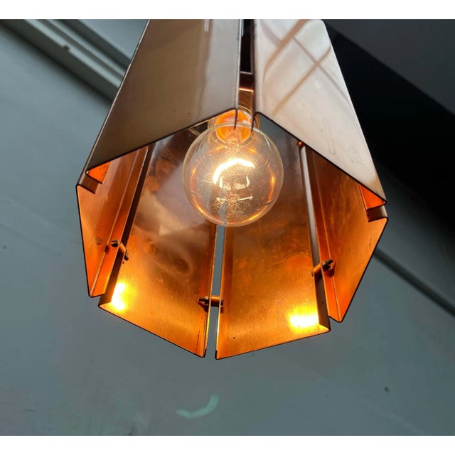 Black Mid-Century Modern German Copper Pendant Lamps, 1960s, Set of 3, Set of 3 For Sale - Image 8 of 18