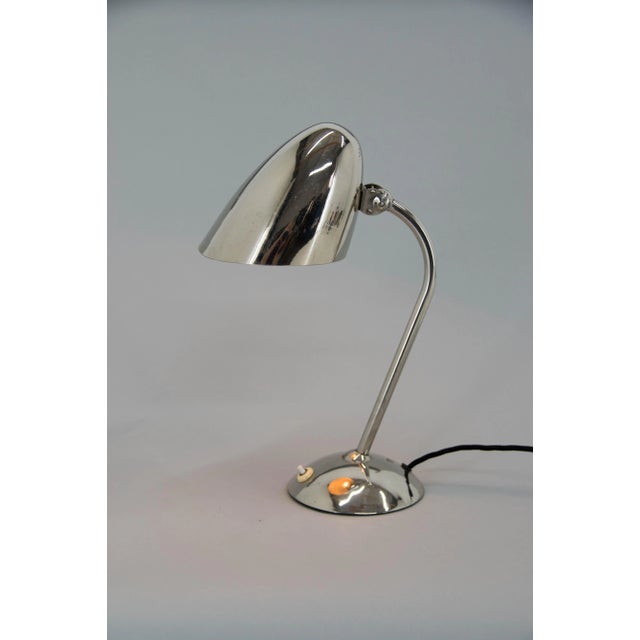 Bauhaus Bauhaus Functionalist Table Lamp attributed to Franta Anyz, 1930s For Sale - Image 3 of 9