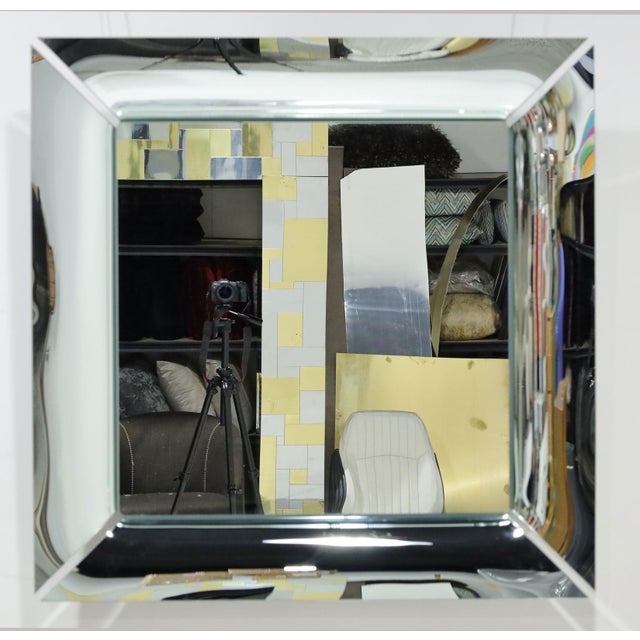 Philippe Starck for Fiam Caadre Square Mirror 41" For Sale In Dallas - Image 6 of 6