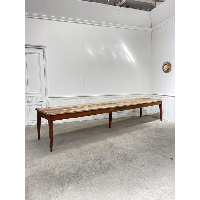 Large Weavers Table, 1920s For Sale - Image 10 of 10