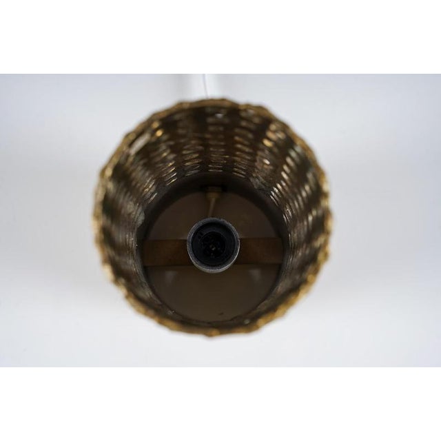 Metal Mid-Century Swedish Table Lamp attributed to Pierre Forsell for Skultuna, 1960s For Sale - Image 7 of 14