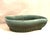 Mid-Century Modern 1960s Mid Century Modern Hull Pottery Green Drip Glaze Leaf Shaped Planter Bowl 406 For Sale - Image 3 of 10