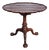 Kindel Winterthur Collection Philadelphia Carved Mahogany Tilt Top Pie Table For Sale