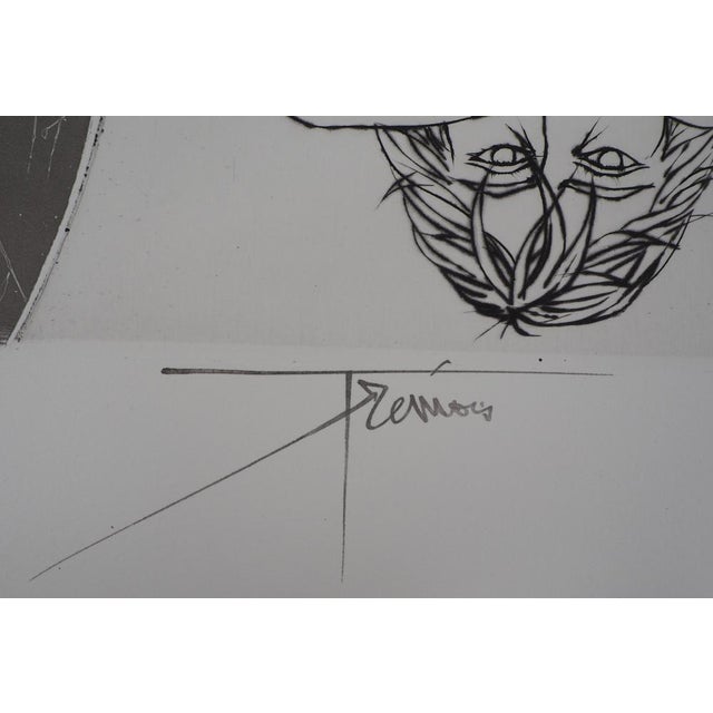 Pierre-Yves Trémois, The Dreamer, Etching For Sale - Image 3 of 7