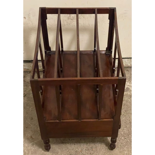 1920s Vintage Wooden Newspaper Rack, 1920s For Sale - Image 5 of 12