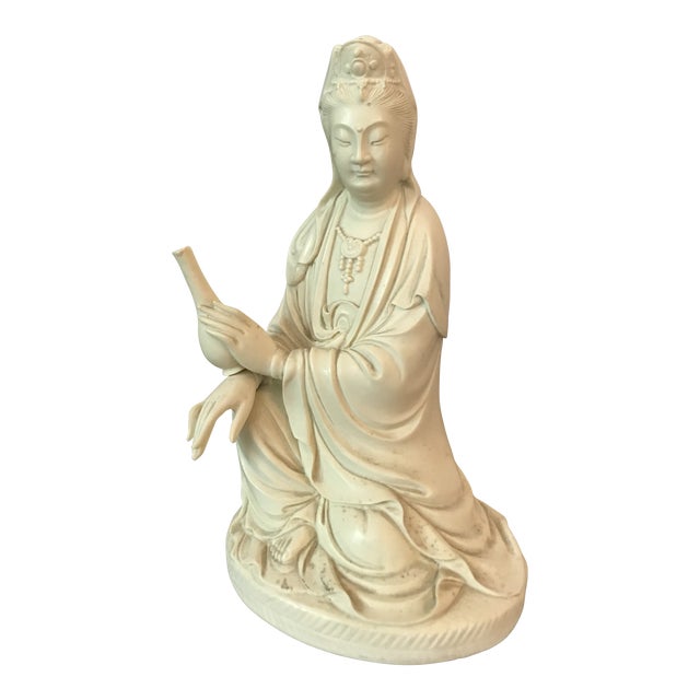 Vintage Chinese Resin Kwan Yin Buddha Figurine Chairish