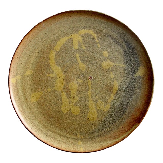 Vintage Studio Pottery Platter For Sale