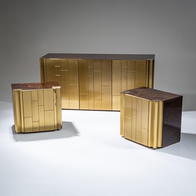 Wood Sideboard by Luciano Frigerio for Frigerio Di Desio, Italy, 1970s For Sale - Image 7 of 9