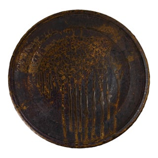 Mid-Century Modern Contemporary Studio Art Pottery Charger by Henry Gerhardt For Sale