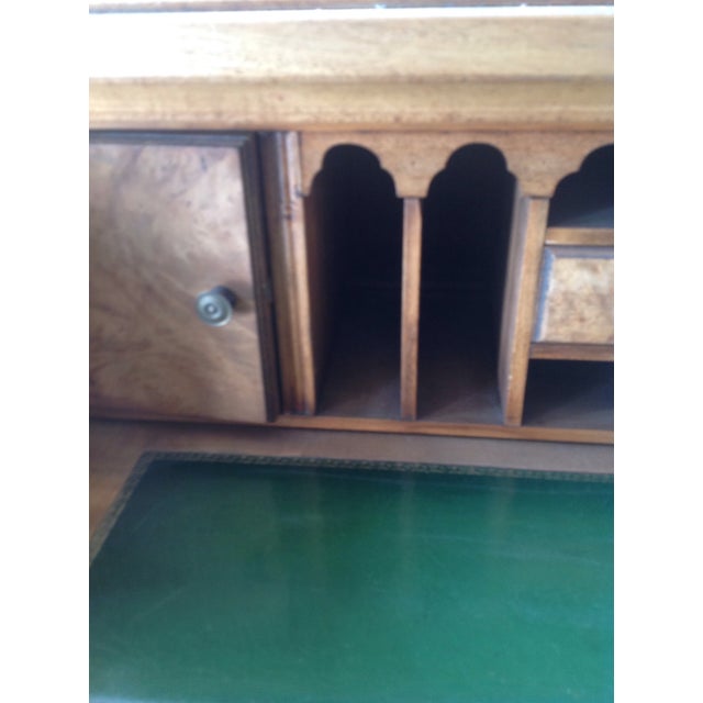 Mid 18th Century Mid 18th Century Cabinet With Curved Glass Doors and Drop Down Butler's Desk For Sale - Image 5 of 12