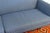 Mid 20th Century Vintage Paul McCobb Pagoda Blue Fabric Mid Century Modern Sofa For Sale - Image 5 of 8