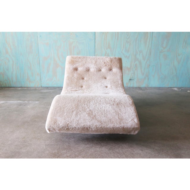 1960s Wave Chaise Lounge by Caraway Furniture After Adrian Pearsall Mid Century Modern For Sale - Image 12 of 14