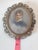 Antique Painting Portrait Encased in Fillagree Frame With Pearl Embellishments For Sale - Image 9 of 10