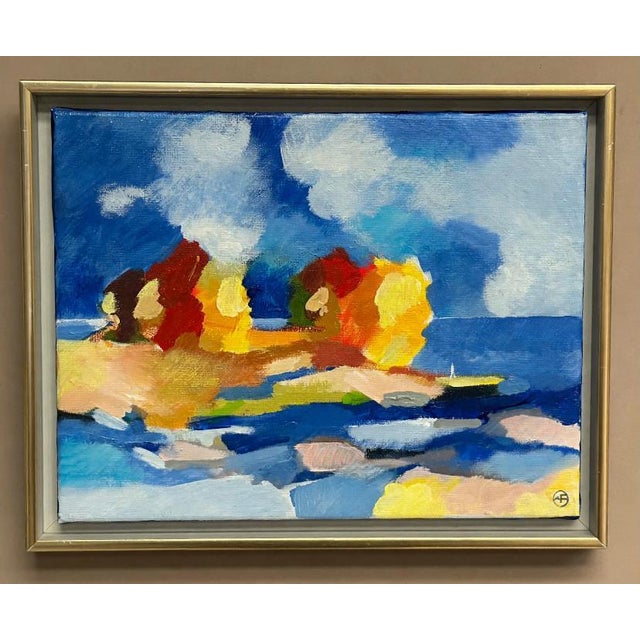 Anita Fröding, The Wandering Poet, 1950s, Oil Painting on Canvas, Framed For Sale - Image 10 of 18