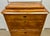 Biedermeier Antique Secretary Desk Chest of Drawers C1860-80 Elm/Walnut Swedish For Sale - Image 4 of 12