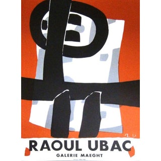 Raoul Ubac Poster Lithograph Exposition 1950 For Sale