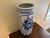 Late 20th Century Vintage Chinoiserie Blue and White Porcelain Umbrella Stand For Sale - Image 5 of 13
