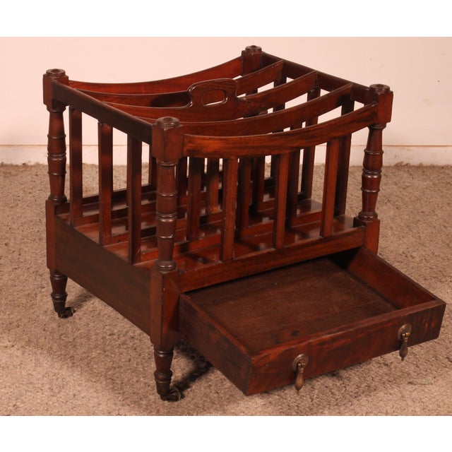 Regency Mahogany Canterbury Chair, Early 19th Century For Sale - Image 3 of 9
