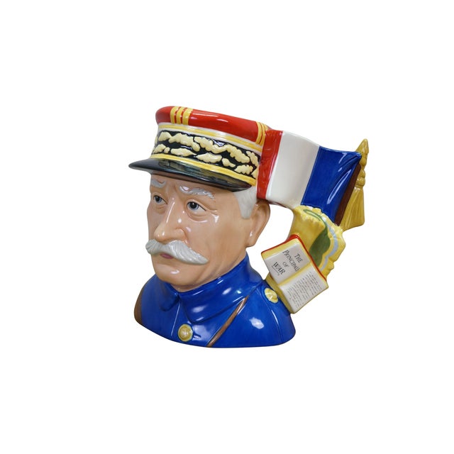 Realism Royal Doulton General Foch Wwi Military Leader Toby Character Jug For Sale - Image 3 of 12