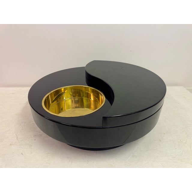 Yin Yang Revolving Coffee Table, Italy, 1970s For Sale - Image 9 of 14