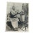 Early 20th Century Photo of a Granny Working at Her Butter Churn For Sale
