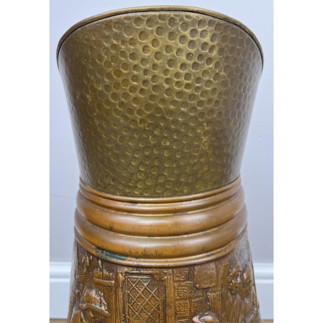 Vintage Umbrella Stand in Copper For Sale - Image 4 of 15