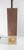 Mid 20th Century Mid-Century Modern Walnut and Gilt Metal Table Lamp For Sale - Image 5 of 10