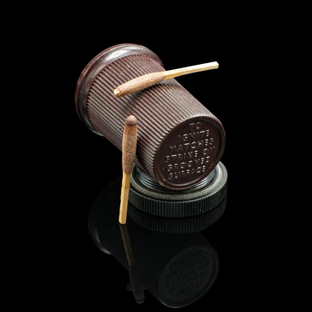 1930's Vintage Bakelite Bryant & May Match Pot For Sale - Image 9 of 9