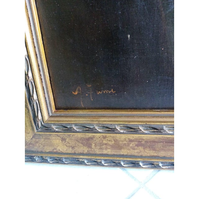 Madonna Con Il Bambino, Signed Italian Oil on Canvas Masterpiece, Achille Funi (1890–1972). For Sale - Image 6 of 13