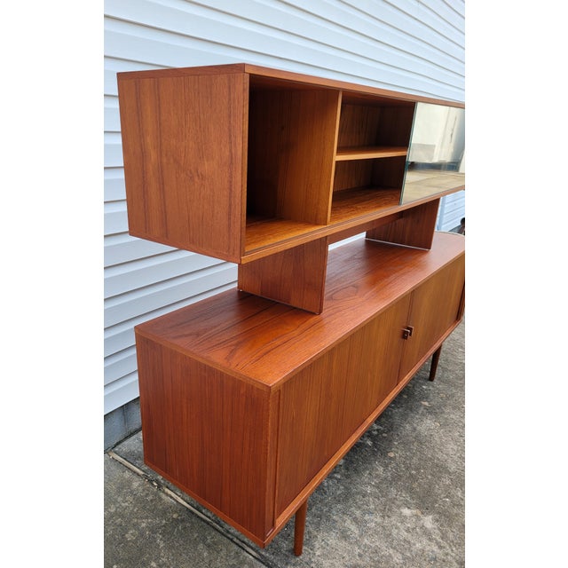 Sienna 1960s Mid Century Danish Teak Credenza by Lovig For Sale - Image 8 of 12