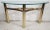 Brass MCM Tubular Brass Console Table Vintage For Sale - Image 8 of 10