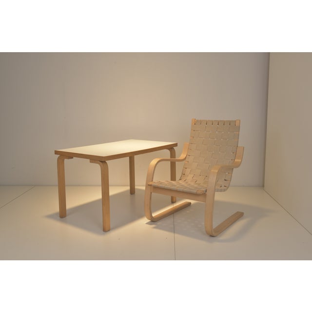Alvar Aalto Side Table for Artek; Finland by Alvar Aalto, 1980s For Sale - Image 11 of 16