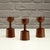 Vintage Rosewood Candlesticks by Laurids Lønborg, 1960s, Set of 3 For Sale - Image 4 of 14