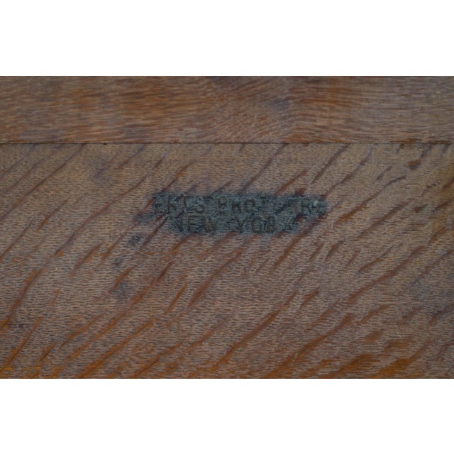 Herter Brothers Victorian Restored Carved Library Desk For Sale - Image 12 of 12