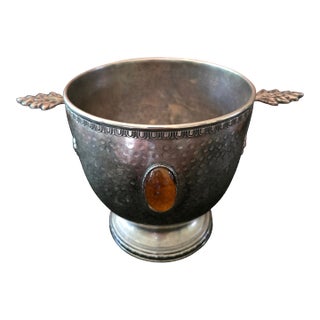 Vintage Pre Mid Century Christofle Style Champagne Bucket For Sale