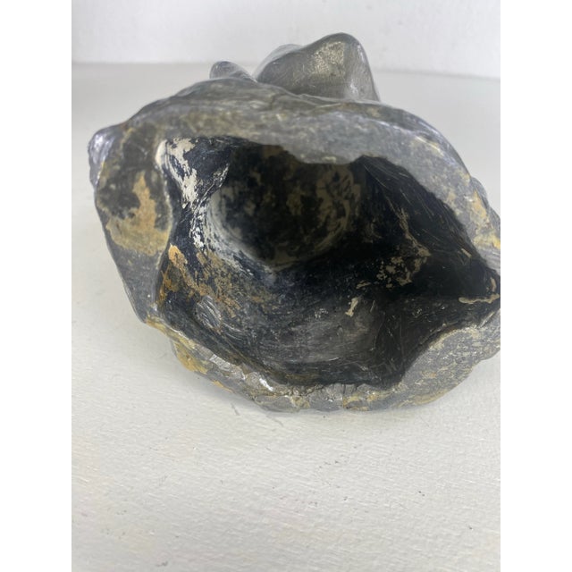 Rustic Early 20th Century Rustic French Solid Zinc Sculpture of a Woman For Sale - Image 3 of 8