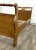 Brown Vintage Twin Size Tiger Oak Sleigh Bed For Sale - Image 8 of 11