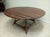 Brown 1980s Brazilian Hardwood lashed planks Dining Room Pedestal Table arts crafts mcm For Sale - Image 8 of 10