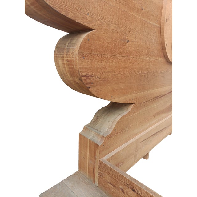 Bocca Della Verita Double Bed by Mario Ceroli for Poltronova, Italy, 1970s For Sale - Image 3 of 9