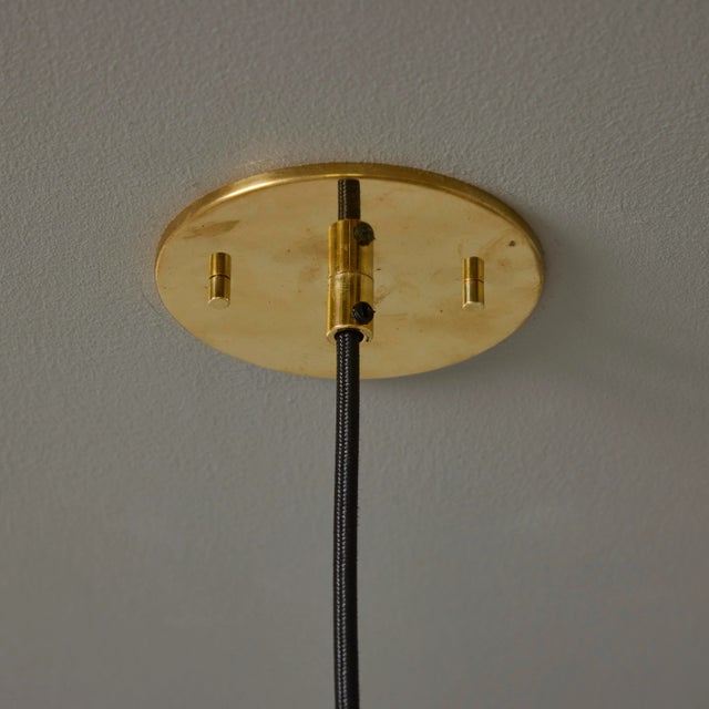 Metal 1960s Sculptural Brass Pendant Lamp by Armatur Hantverk Tibro, Sweden For Sale - Image 7 of 12