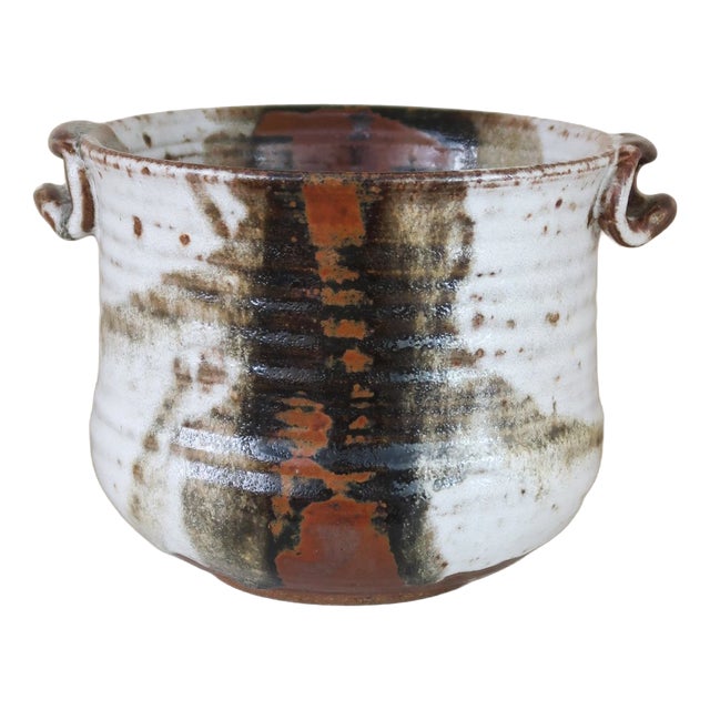 Studio Ceramic Vessel by Henny Waldorff for Svaneke, Bornholm, Denmark, 1960s For Sale