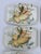 Vintage Mancioli Italian Hand-Painted Onion Divided Serving Platter Plates | Made in Italy, Set of 6 For Sale In Louisville - Image 6 of 10