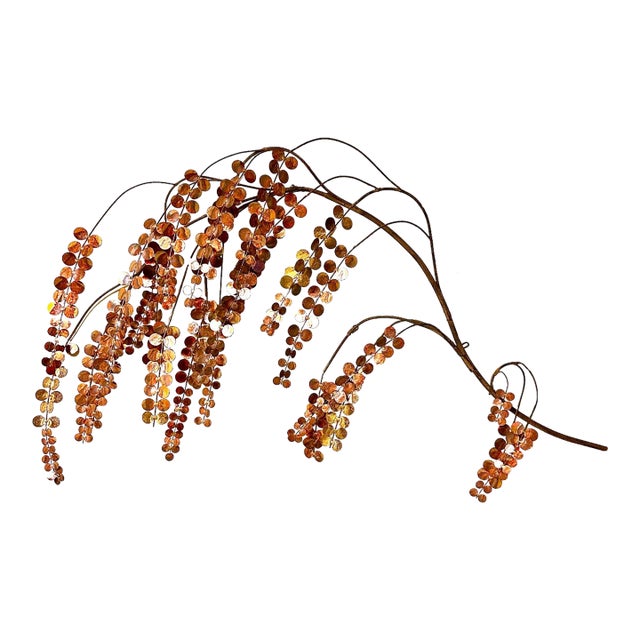 1970s Curtis Jere “Waterfall” Wall Sculpture- Signed Mid Century Modern For Sale