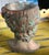 Flower Girl Kissing Bust Copper Patina Indoor Outdoor Head Planter For Sale - Image 11 of 15