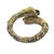 Late 20th Century Dragon Bypass Bracelet Old Mine Cut Diamond Gems Enamel 14k Gold For Sale - Image 5 of 6