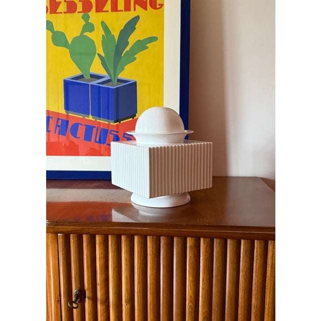 Sergio Asti, Postmodern White Ceramic Vase, Cedit Italy 1970s For Sale - Image 18 of 18