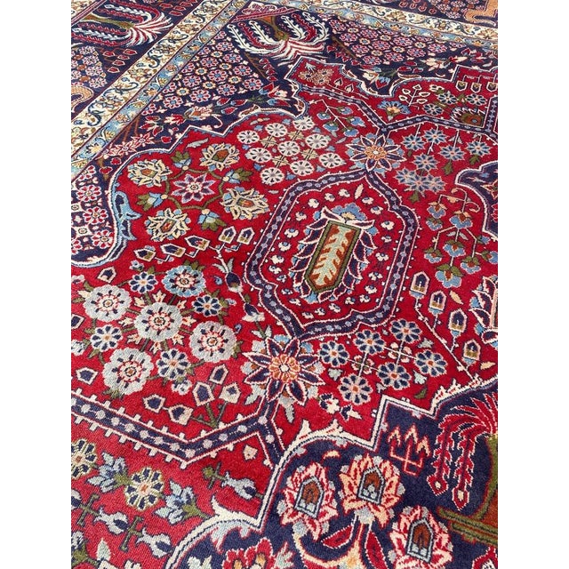 Mid-Century Tabriz Rug, 1950s For Sale - Image 17 of 18