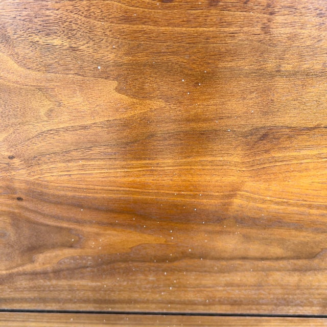 Kipp Stewart for Drexel Declaration Walnut Full Size Headboard and Footboard For Sale In Cleveland - Image 6 of 12