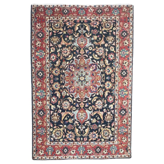 Large Antique Tabriz Rug For Sale
