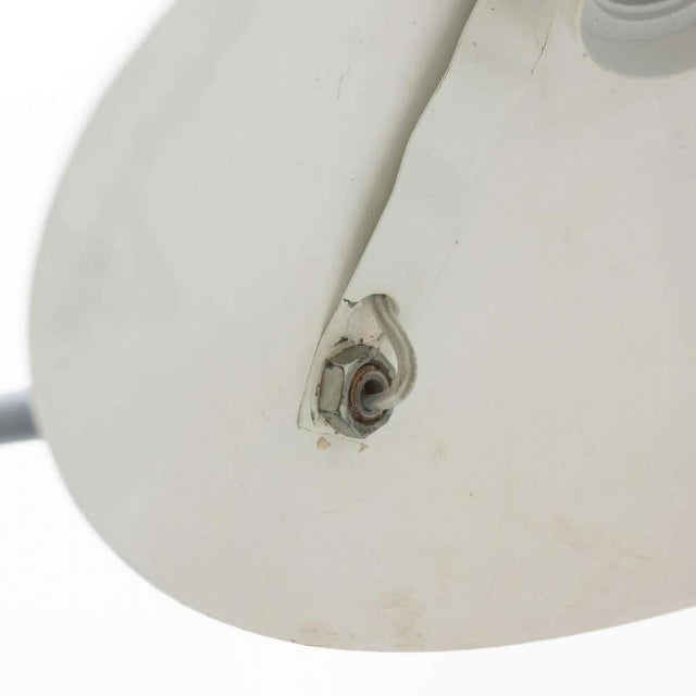 Mid-Century Black Metal Wall Lamp in the style of Serge Mouille, 1950s For Sale - Image 9 of 12